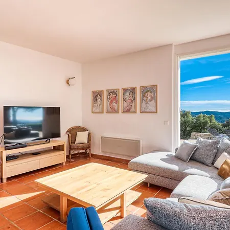 Superbe Avec Vue A Les Mimosas Ferienhaus Bormes-les-Mimosas